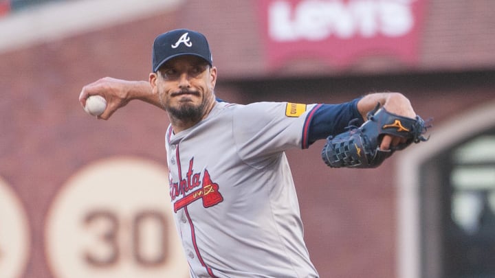 Atlanta Braves pitcher Charlie Morton struck out his 2,000th batter in a win over the San Francisco Giants on Tuesday,