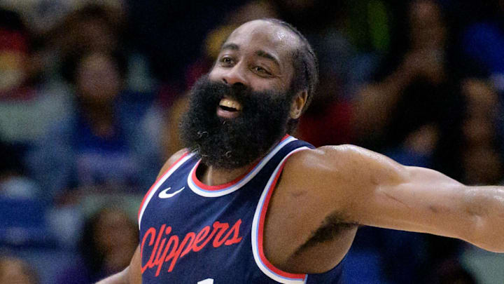 Former Los Angeles Clippers guard James Harden