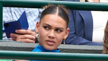 Trinity Rodman at the 2025 Wimbledon Tennis Tournament