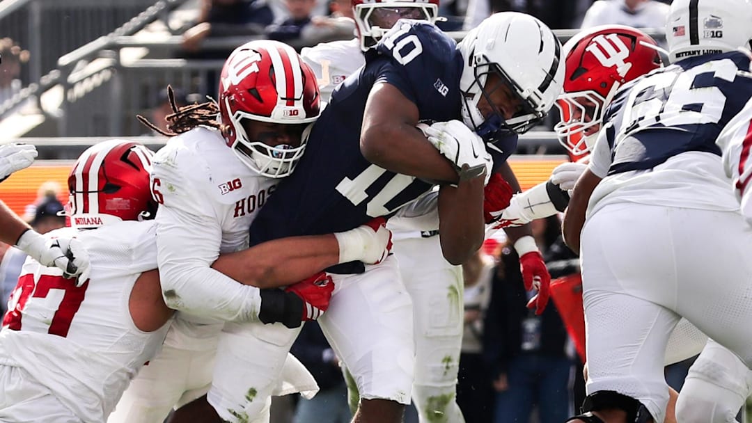 Penn State Nittany Lions running back Nicholas Singleton Penn State Nittany Lions running back Nicholas Singleton