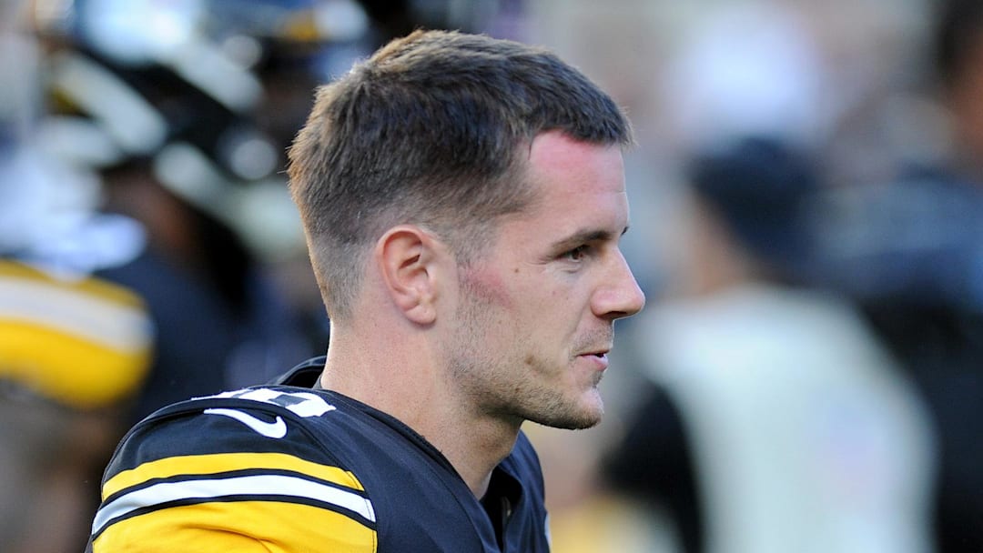 Aug 9, 2019; Pittsburgh, PA, USA; Pittsburgh Steelers linebacker wide receiver Ryan Switzer (10) before taking on the Tampa Bay Buccaneers at Heinz Field. Mandatory Credit: Philip G. Pavely-Imagn Images