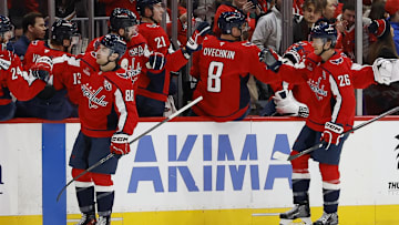 Andrew Mangiapane, Washington Capitals Mandatory Credit: Geoff Burke-Imagn Images