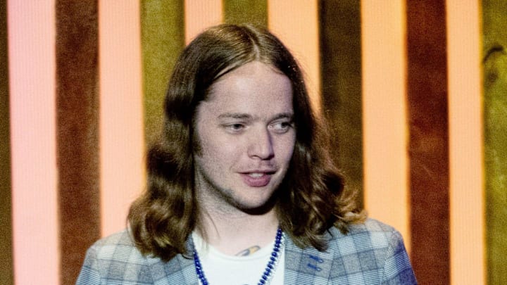 Billy Strings accepts the award for Artist of the Year