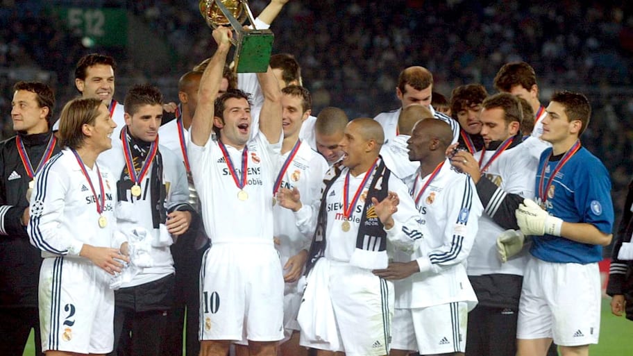 Real Madrid 2002 Intercontinental Cup champions. 