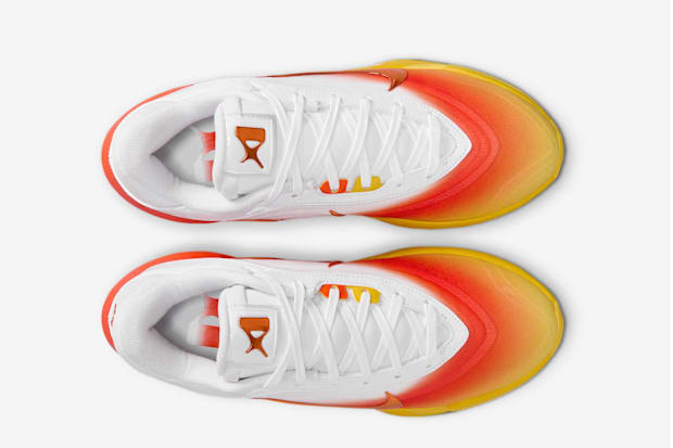 Details on A'ja Wilson's Halloween-inspired Nike basketball shoes.