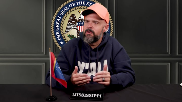 Matt Mitchell's latest YouTube video puts the different "southern" states in an argument about the best bbq sauce (and cole slaw) that's a great distraction while waiting for more transfer portal news. Matt Mitchell's latest YouTube video puts the different "southern" states in an argument about the best bbq sauce (and cole slaw) that's a great distraction while waiting for more transfer portal news.