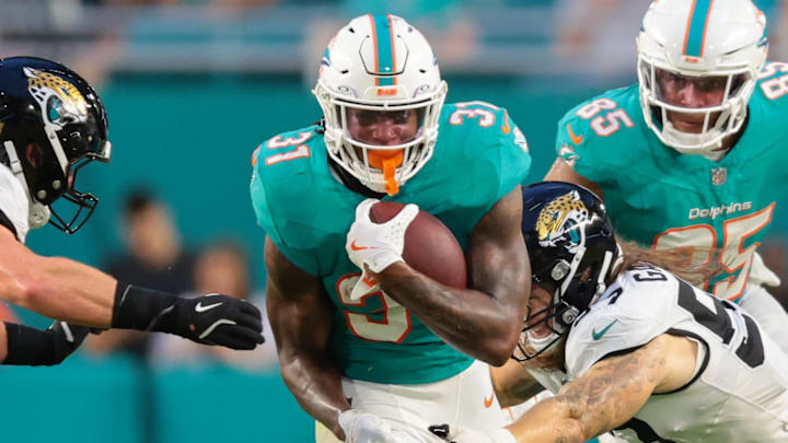 Dolphins RB Ollie Gordon II has become a potentially valuable fantasy handcuff leading up to the regular season.