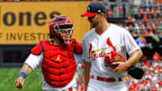 Adam Wainwright y Yadier Molina han sido pareja de pitcher y catcher por más de 300 partidos