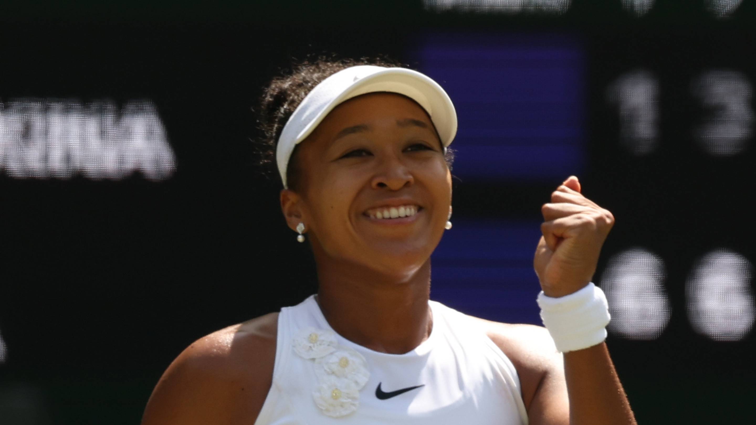Naomi Osaka has yet to drop a set at Wimbledon through four rounds.