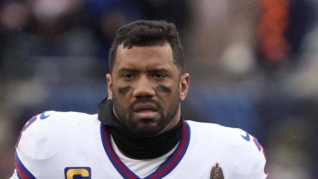 Former Seattle Seahawks quarterback Russell Wilson leaves the field Former Seattle Seahawks quarterback Russell Wilson leaves the field