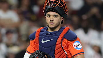 Houston Astros catcher Yainer Diaz