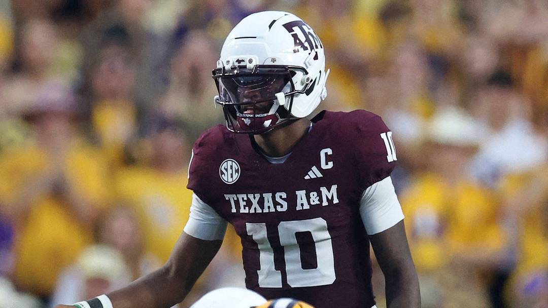 Texas A&M Aggies quarterback Marcel Reed (10) calls a play during the first quarter against the LSU Tigers at Tiger Stadium. Texas A&M Aggies quarterback Marcel Reed (10) calls a play during the first quarter against the LSU Tigers at Tiger Stadium.