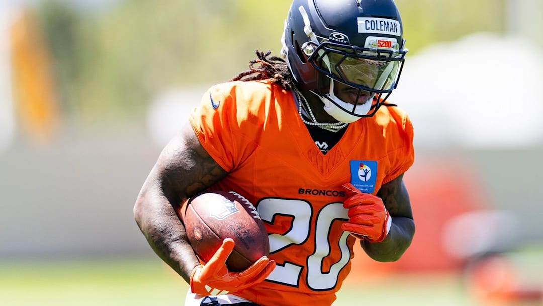 Jonah Coleman as Denver running back. 