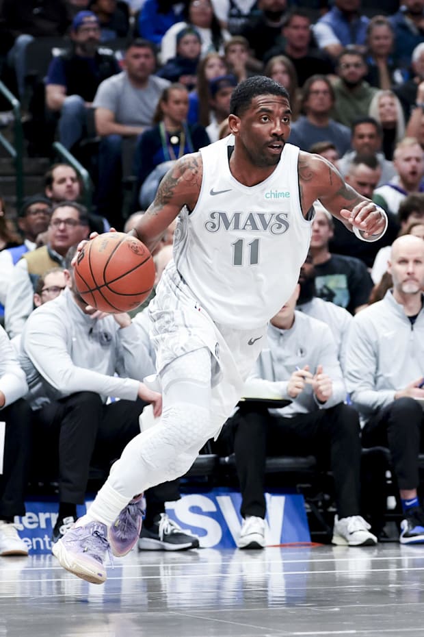 Dallas Mavericks guard Kyrie Irving 