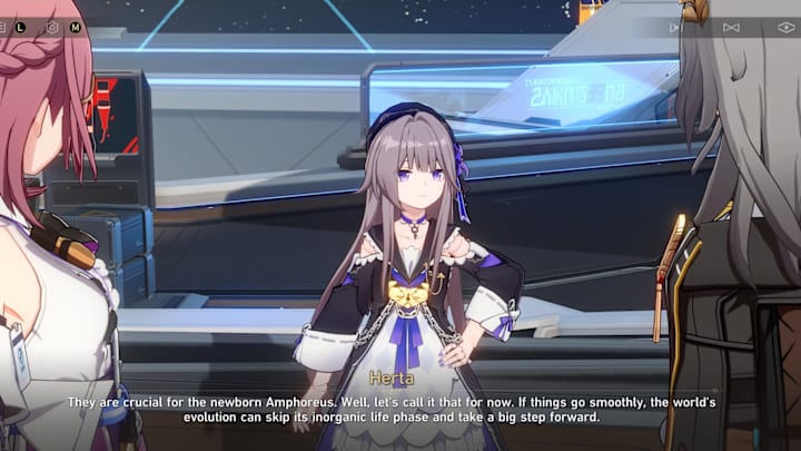 HSR 3.7 Herta talking.