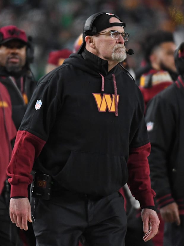 Washington Commanders head coach Dan Quinn Washington Commanders head coach Dan Quinn