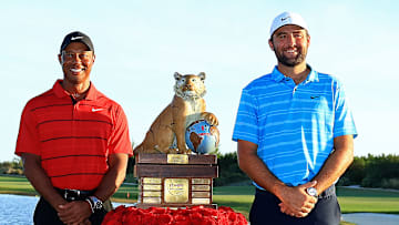 Scottie Scheffler, Tiger Woods - Hero World Challenge