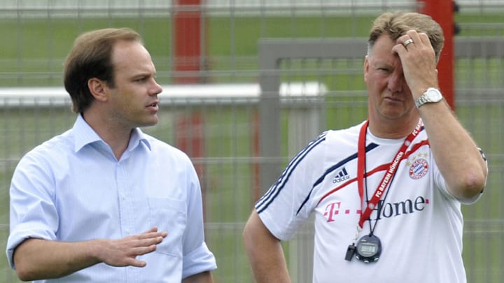 Bayern Munich's head coach Louis van Gaa