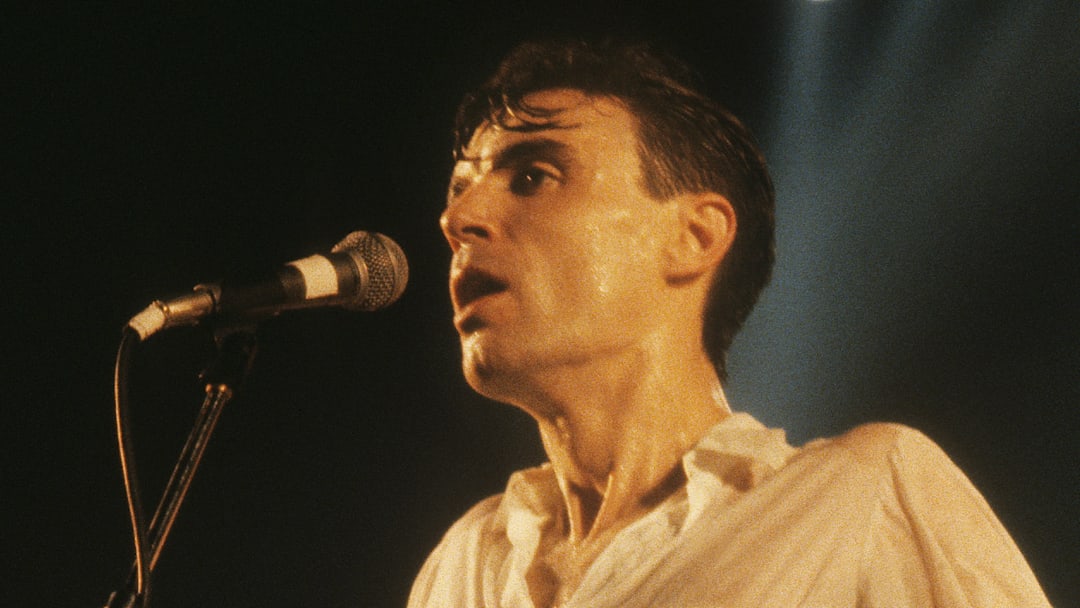 David Byrne of the Talking Heads performs David Byrne of the Talking Heads performs