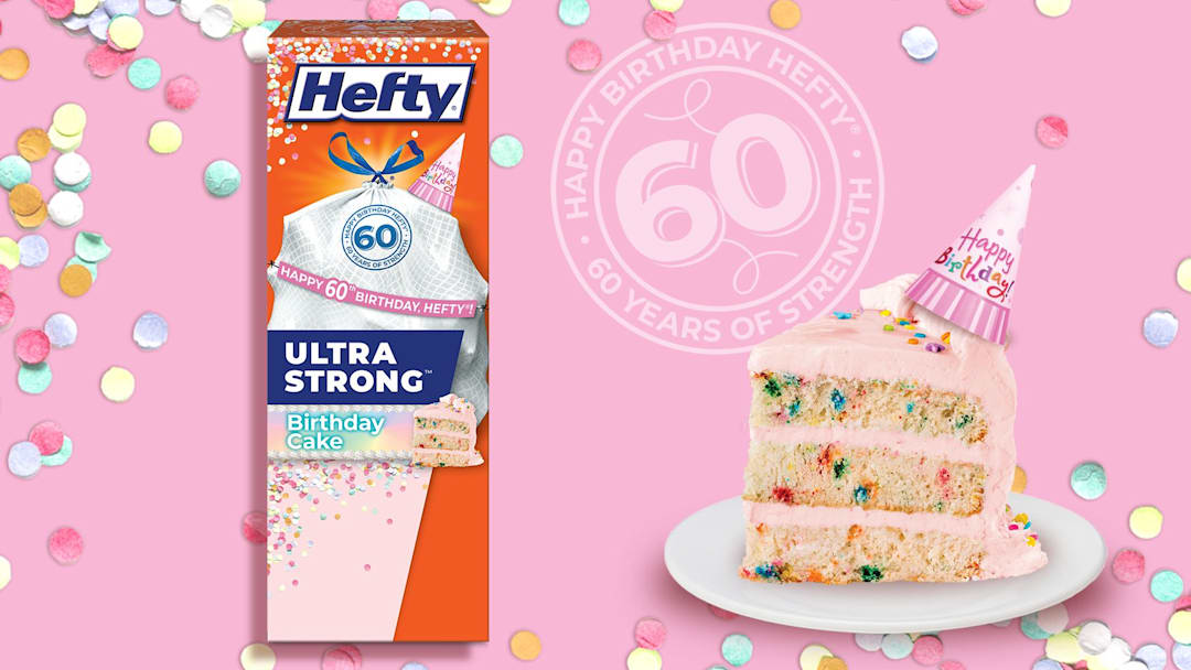Hefty Turns 60 with a Sweet Deal – Limited Edition Scented Bags for Just 60 Cents. Image courtesy Hefty 