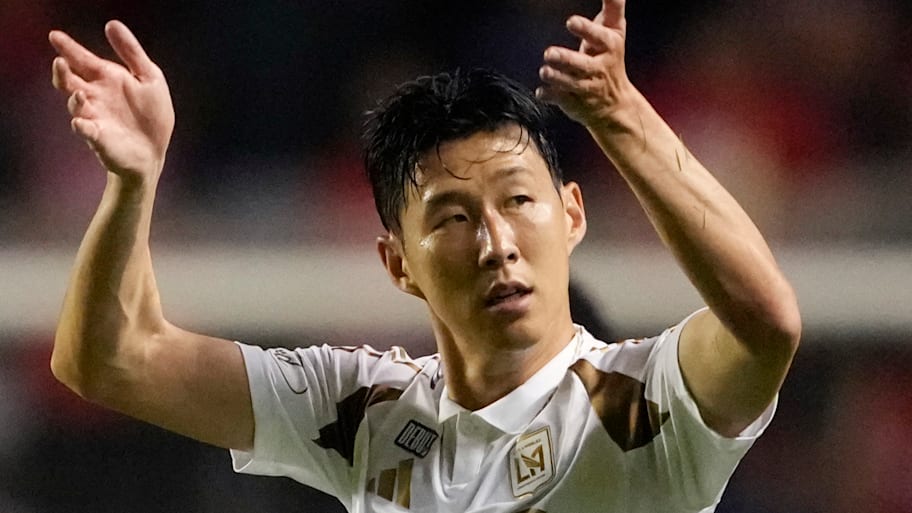 Son Heung-min made his debut for LAFC in a 2–2 draw vs. Chicago Fire FC.  | Patrick McDermott/Getty Images