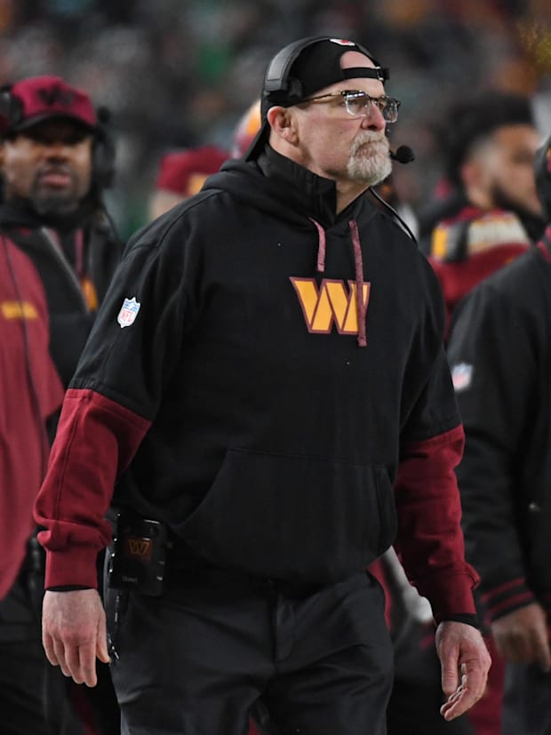 Washington Commanders head coach Dan Quinn. Washington Commanders head coach Dan Quinn.
