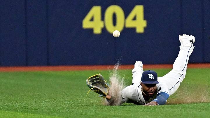 Tampa Bay Rays center fielder Cedric Mullins.