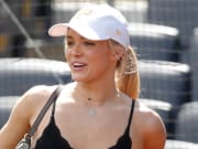 May 23, 2024; Pittsburgh, Pennsylvania, USA;  Louisiana State University former gymnast Olivia Dunne in attendance after the San Francisco Giants defeated the Pittsburgh Pirates at PNC Park. Mandatory Credit: Charles LeClaire-USA TODAY Sports