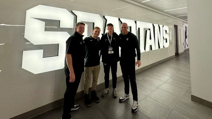 Kayd Coffman on his Michigan State Spartans Junior day visit Kayd Coffman on his Michigan State Spartans Junior day visit