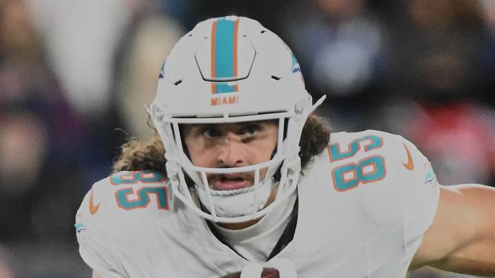 Miami Dolphins tight end Greg Dulcich