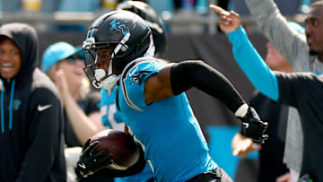 Carolina Panthers cornerback Mike Jackson Sr.