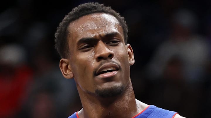 Mar 17, 2026; Washington, District of Columbia, USA; Detroit Pistons center Jalen Duren (0): Daniel Kucin Jr.-Imagn Images