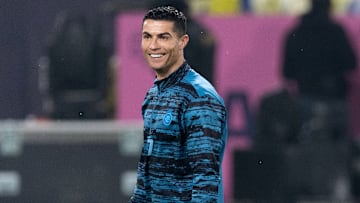 Cristiano Ronaldo en su primer entrenamiento dentro del Al-Nassr, con el cual firmó un contrato millonario