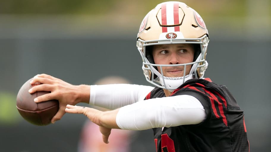 San Francisco quarterback Brock Purdy needs to elevate his play after signing a five-year, $265 million extension in the offseason. | D. Ross Cameron-Imagn Images