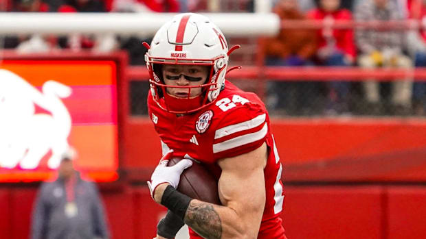 Nebraska Cornhuskers tight end Thomas Fidone II  