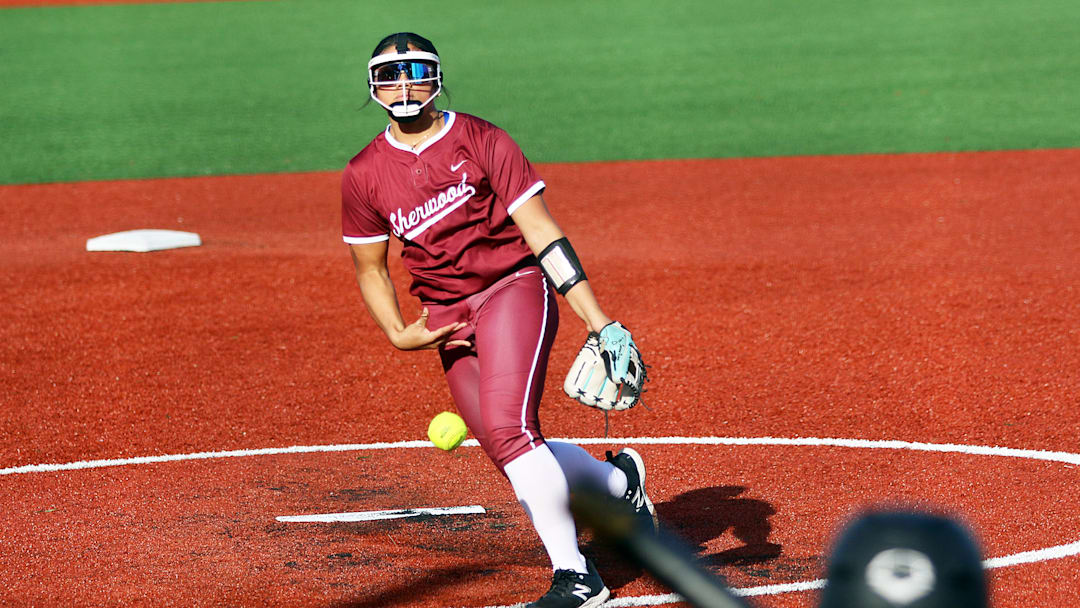 Sherwood pitcher Presley Sarono-Ramos is a returning all-state player.