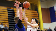 Drew Groenig and Southridge take on West Linn in a 6A boys basketball quarterfinal.