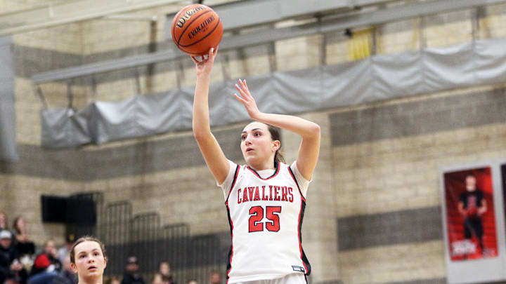 Sara Barhoum and Clackamas take on Jefferson in an Oregon 6A girls basketball state semifinal. Sara Barhoum and Clackamas take on Jefferson in an Oregon 6A girls basketball state semifinal.