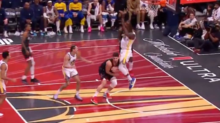 Alperen Sengun sent Draymond Green flying Alperen Sengun sent Draymond Green flying
