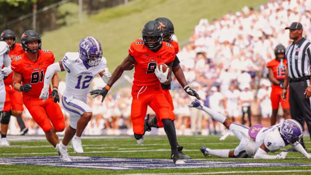 Campbell wide receiver Sincere Brown