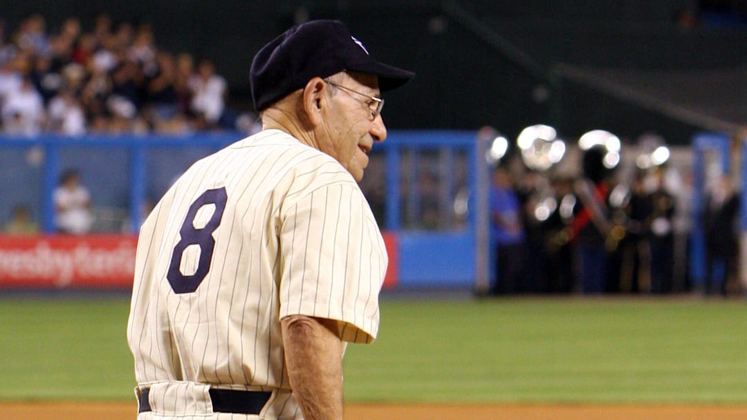 Topps opened its initial set with a card of future Hall of Famer Yogi Berra