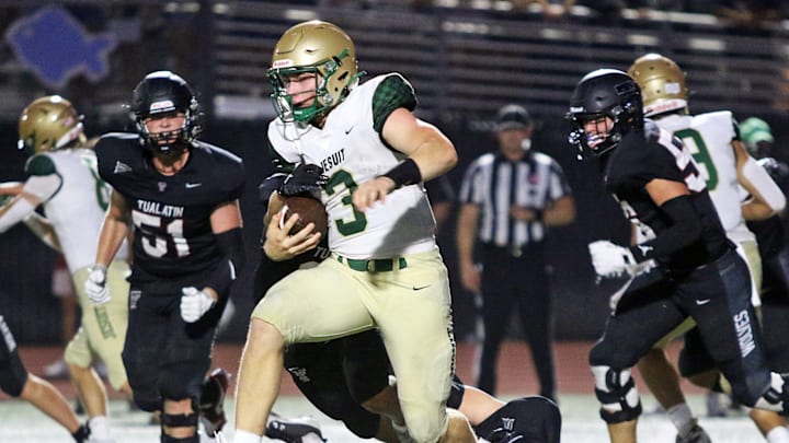 After losing to Tualatin in Week 1, Trey Cleeland and Jesuit will try to bounce back against another Three Rivers League team — Tigard.