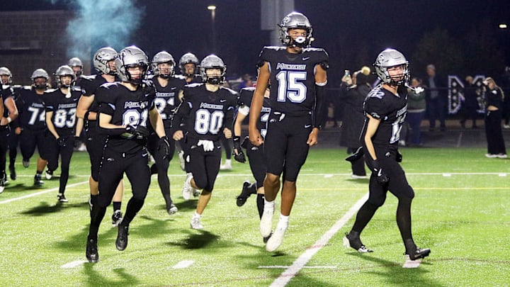 Mountainside QB Cade Mitchell (15) hopes to lead his team back into the Class 6A state championship bracket. Mountainside QB Cade Mitchell (15) hopes to lead his team back into the Class 6A state championship bracket.