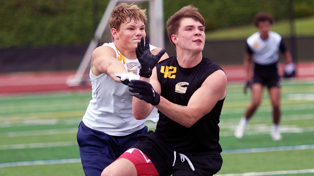 Lake Oswego's Cash Wilks (left) will play a critical role in the Lakers' bid to repeat as 6A state champion this fall. Lake Oswego's Cash Wilks (left) will play a critical role in the Lakers' bid to repeat as 6A state champion this fall.