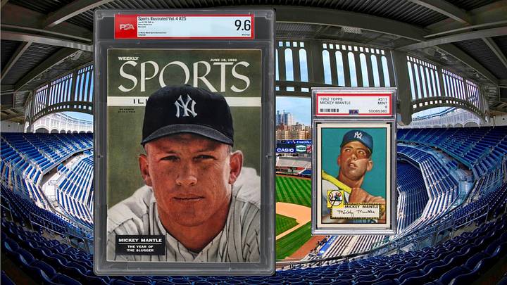 The 1952 Topps Mickey Mantle of Sports Magazines Is Up for Auction (featured). Photo by ON SI Collectibles