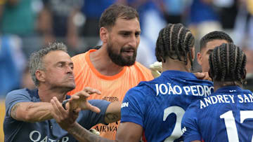 Luis Enrique après le match contre Chelsea.