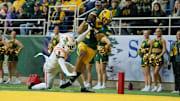 North Dakota State wide receiver Bryce Lance (5)