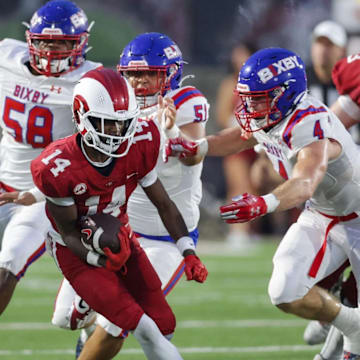 Owasso receiver Tahkari Bethel (14) helped the Rams defeat Bixby on Aug. 30, 2024.