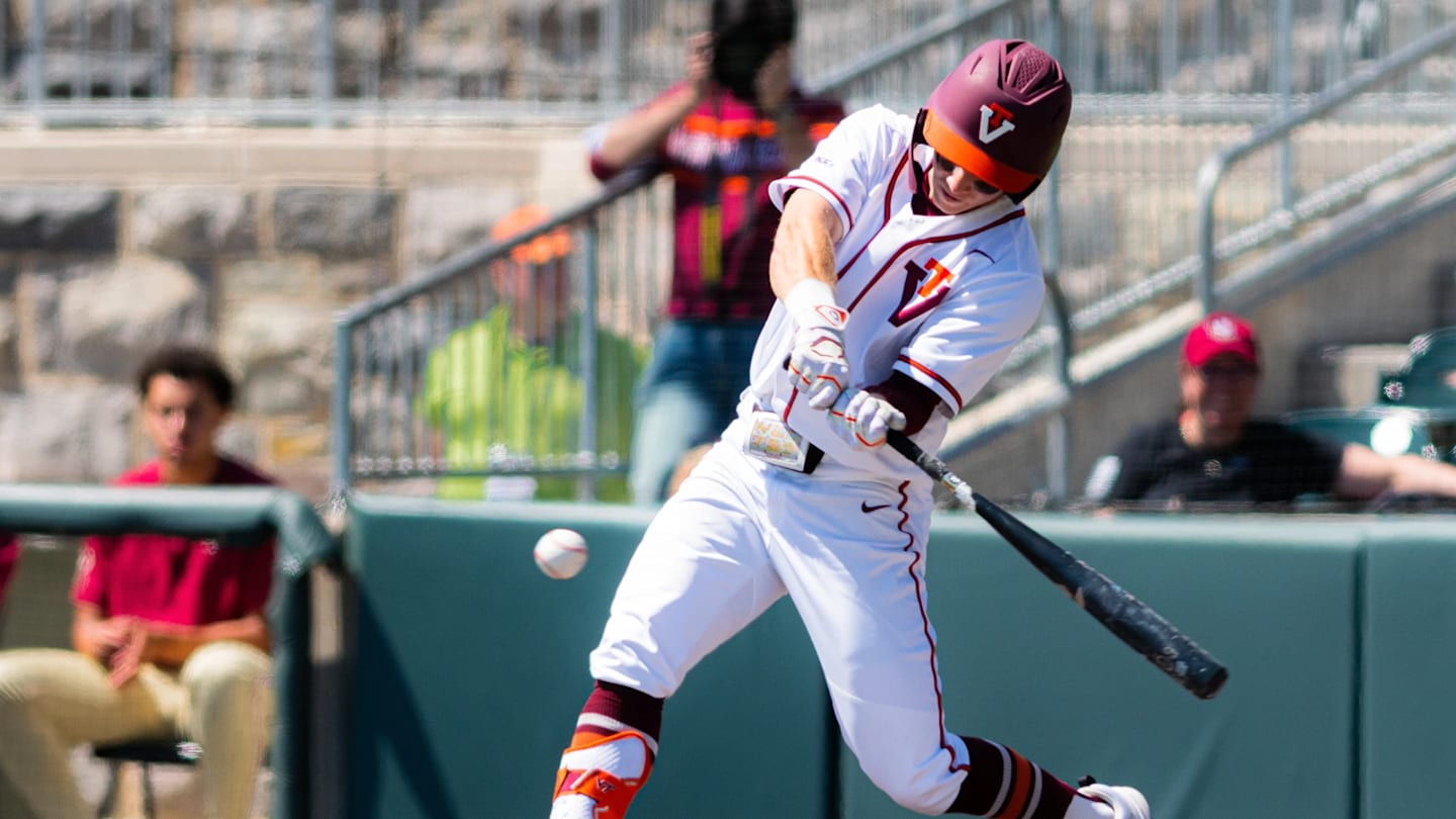 Live Updates Virginia Tech Baseball vs No.12 UNC Game one score