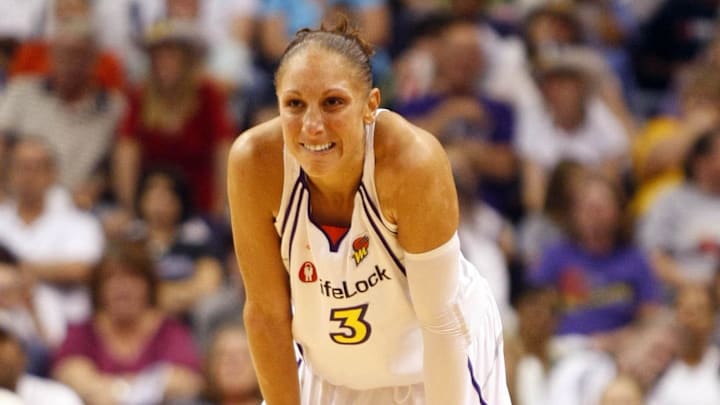 Oct 1, 2009; Phoenix, AZ, USA; Phoenix Mercury guard Diana Taurasi (3) against the Indiana Fever in the first quarter at US Airways Center. Mandatory Credit: Rick Scuteri-Imagn Images Oct 1, 2009; Phoenix, AZ, USA; Phoenix Mercury guard Diana Taurasi (3) against the Indiana Fever in the first quarter at US Airways Center. Mandatory Credit: Rick Scuteri-Imagn Images